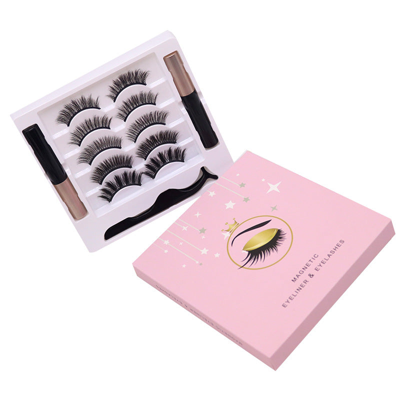 Magnetic Eyelashes Eyeliner Set Long Lasting False Mink Waterproof Eye Lashes Extension Reusable Beauty Makeup Tool - Premium Cosmetica from My Store - Just €37.94! Shop now at KIYOO Royal Brand