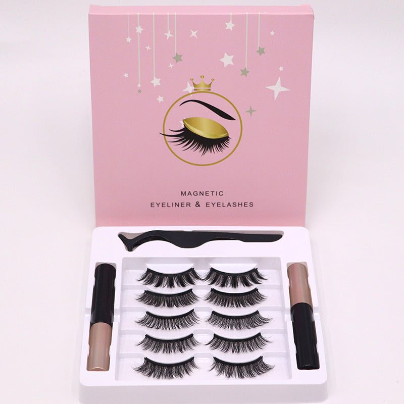 Magnetic Eyelashes Eyeliner Set Long Lasting False Mink Waterproof Eye Lashes Extension Reusable Beauty Makeup Tool - Premium Cosmetica from My Store - Just €37.94! Shop now at KIYOO Royal Brand