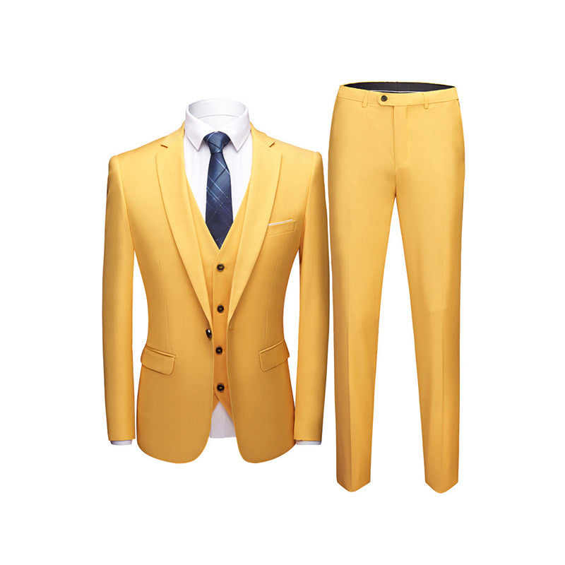 Men s Business Suits Wedding Dress Suit Set - Premium Pakken & Stropdassen from My Store - Just €115.05! Shop now at KIYOO Royal Brand