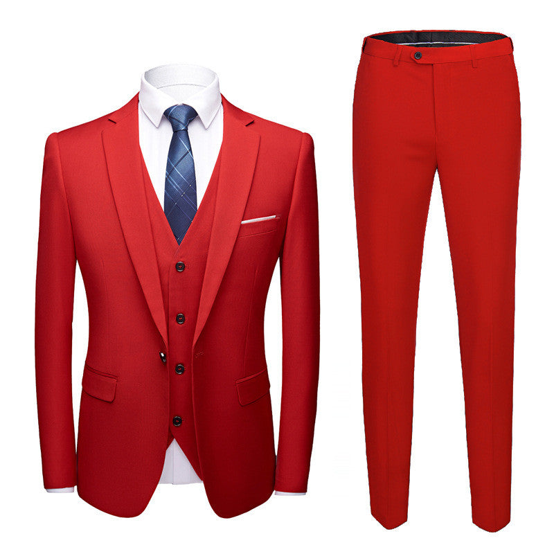 Men s Business Suits Wedding Dress Suit Set - Premium Pakken & Stropdassen from My Store - Just €115.05! Shop now at KIYOO Royal Brand