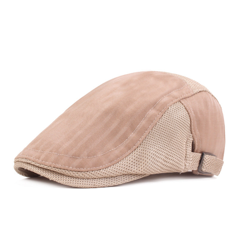 Cap for men ventilation mesh hood youth stripe forward Hat Women's sun protection Beret - Premium Hoeden & Petten from My Store - Just €19.59! Shop now at KIYOO Royal Brand