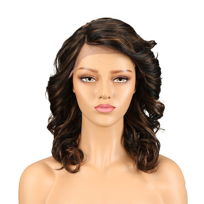 Real Hair Headgear Women Hair Stitch Lace Wig Long Curly Hair - Premium haar from My Store - Just €304.24! Shop now at KIYOO Royal Brand