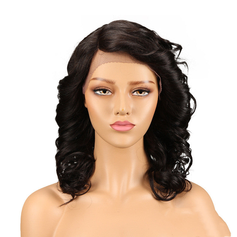 Real Hair Headgear Women Hair Stitch Lace Wig Long Curly Hair - Premium haar from My Store - Just €304.24! Shop now at KIYOO Royal Brand