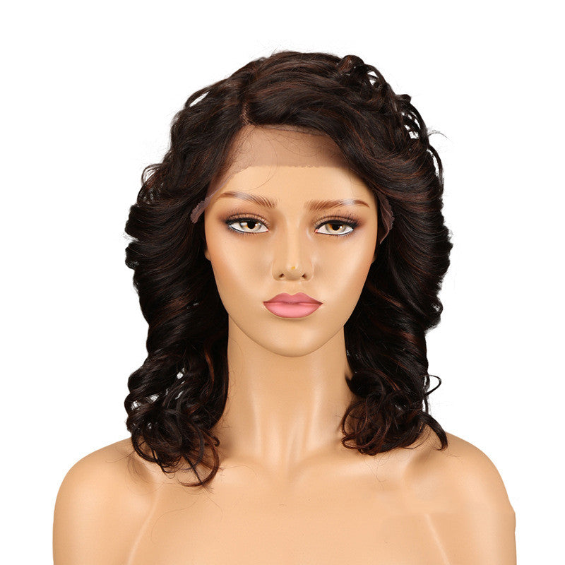 Real Hair Headgear Women Hair Stitch Lace Wig Long Curly Hair - Premium haar from My Store - Just €304.24! Shop now at KIYOO Royal Brand