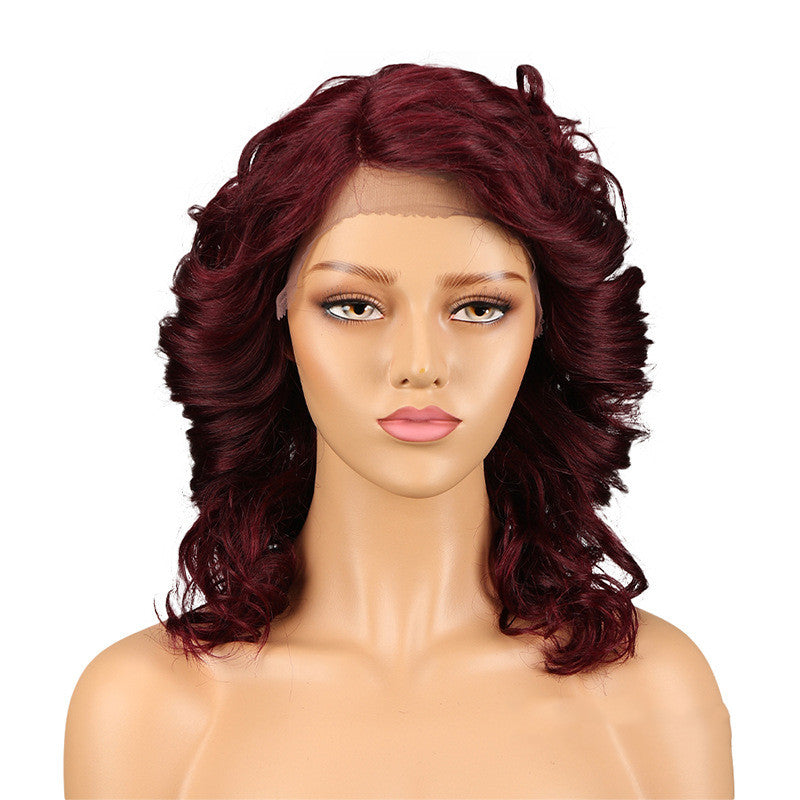 Real Hair Headgear Women Hair Stitch Lace Wig Long Curly Hair - Premium haar from My Store - Just €304.24! Shop now at KIYOO Royal Brand