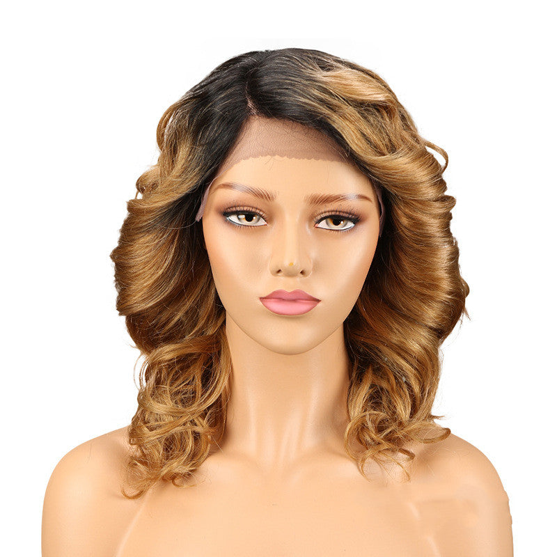 Real Hair Headgear Women Hair Stitch Lace Wig Long Curly Hair - Premium haar from My Store - Just €304.24! Shop now at KIYOO Royal Brand