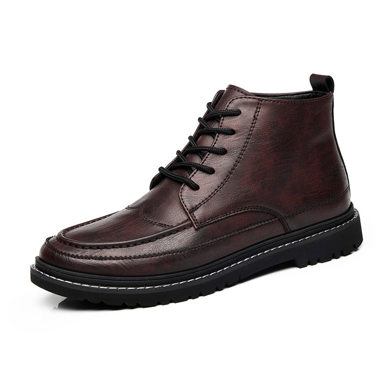 Lederen Laars voor mannen - Premium Boots from My Store - Just €56.98! Shop now at KIYOO Royal Brand