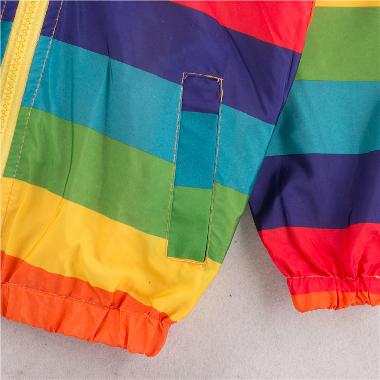 Regenboogjack - Premium Jongens jassen from My Store - Just €15.56! Shop now at KIYOO Royal Brand