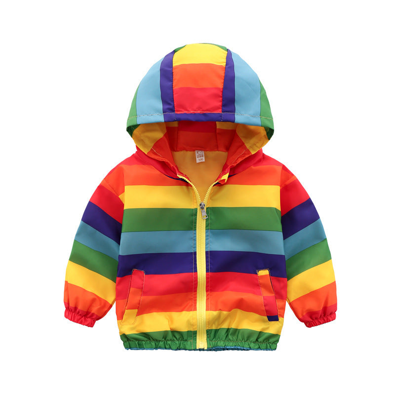 Regenboogjack - Premium Jongens jassen from My Store - Just €15.56! Shop now at KIYOO Royal Brand