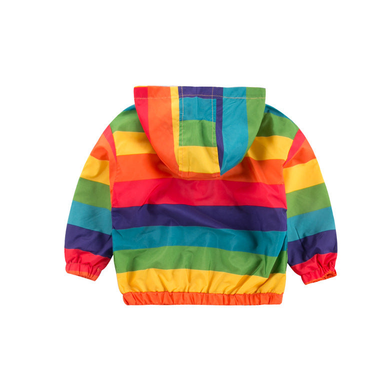 Regenboogjack - Premium Jongens jassen from My Store - Just €15.56! Shop now at KIYOO Royal Brand