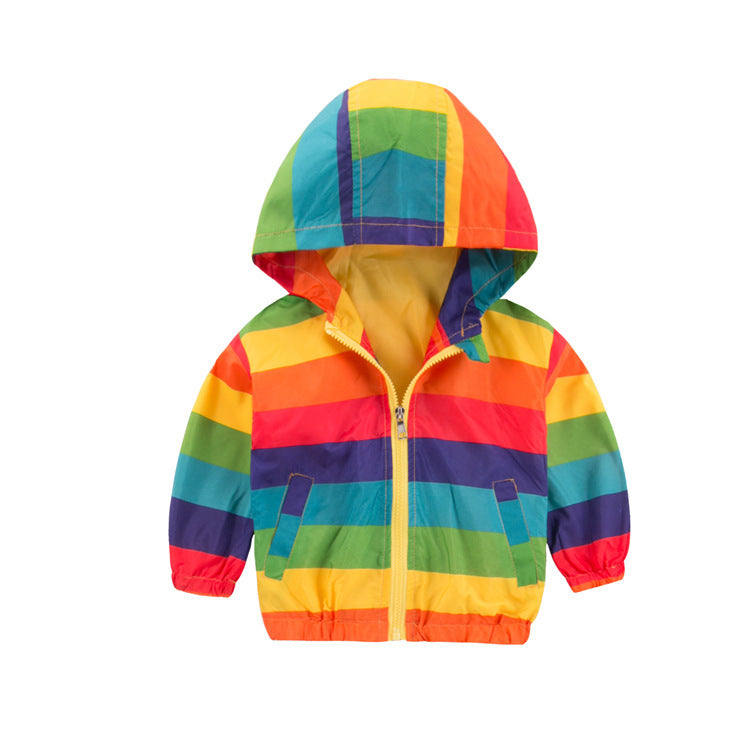 Regenboogjack - Premium Jongens jassen from My Store - Just €15.56! Shop now at KIYOO Royal Brand