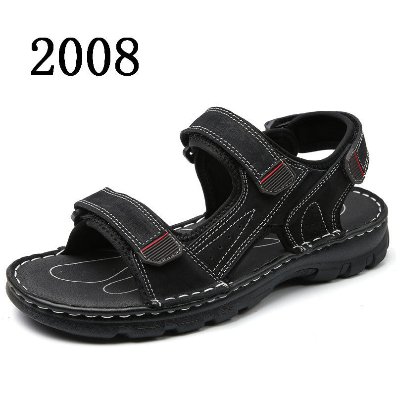 Summer Sandals Men's Velcro Sandals And Slippers