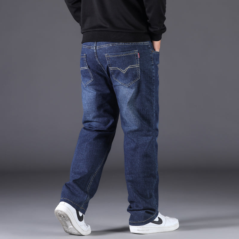 Men's Fashion Casual Straight Loose-fitting Pants - Premium Jeans from My Store - Just €30.36! Shop now at KIYOO Royal Brand