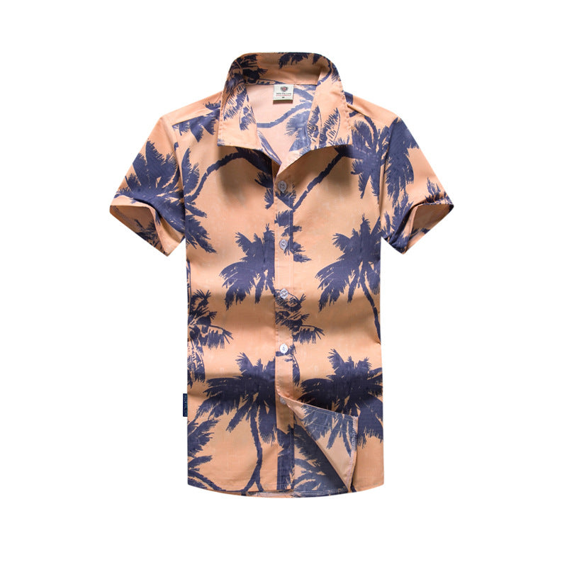 Heren strandshirt met korte mouwen - Premium Badmode from My Store - Just €24.74! Shop now at KIYOO Royal Brand