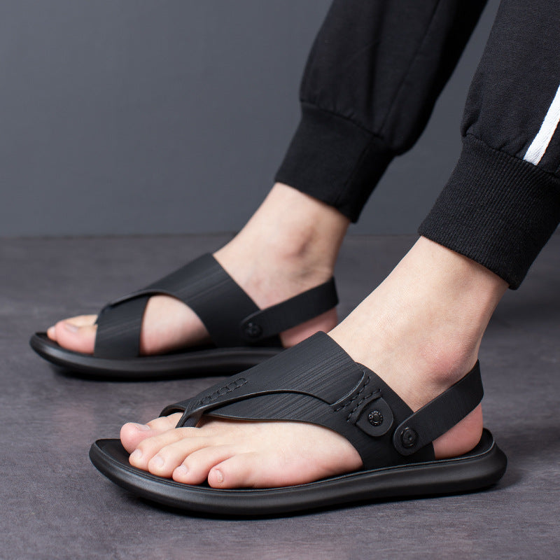 Summer New Style Sandals Men's Soft Flip-flop Sandals And Slippers - Premium Sandalen & Slippers from My Store - Just €50.44! Shop now at KIYOO Royal Brand