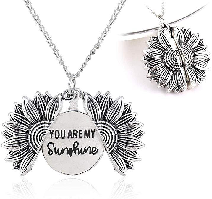 You Are My Sunshine Zonnebloem ketting dames