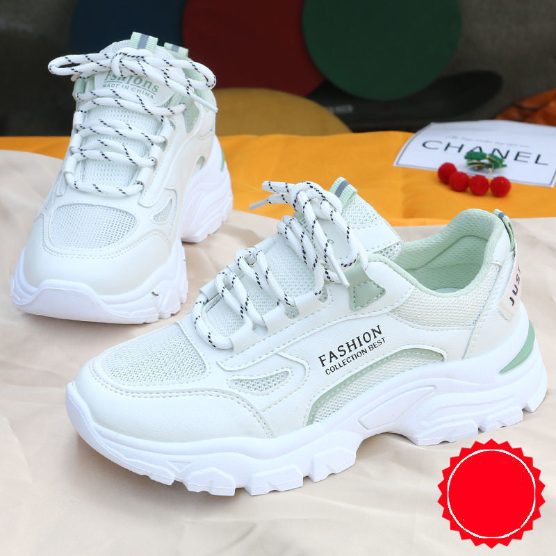 Student Breathable Platform Casual Sneakers - Premium Dames sportschoenen from My Store - Just €43.31! Shop now at KIYOO Royal Brand