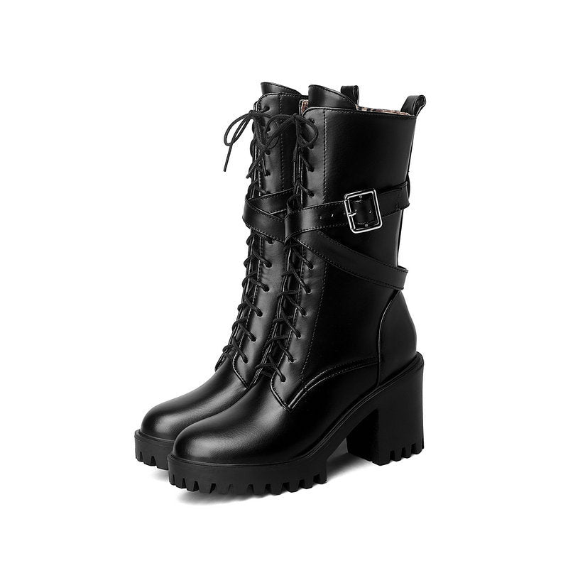 Women's Super-high Heel Martin Boots - Premium Dames laarzen from My Store - Just €63.73! Shop now at KIYOO Royal Brand