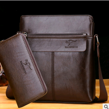 New Kangaroo Men's Bag Shoulder Bag Men's Business Messenger Bag Men's Trendy High-end Shoulder Bag - Premium Tassen & Rugtassen from My Store - Just €35.04! Shop now at KIYOO Royal Brand