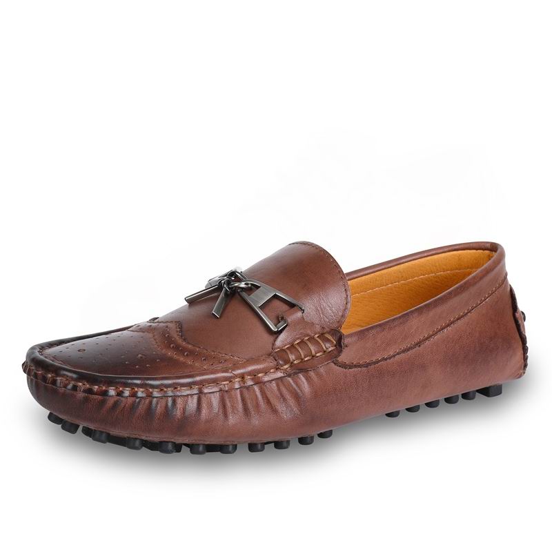 Sportsman cowhide peas shoes - Premium Loafers from My Store - Just €193.87! Shop now at KIYOO Royal Brand