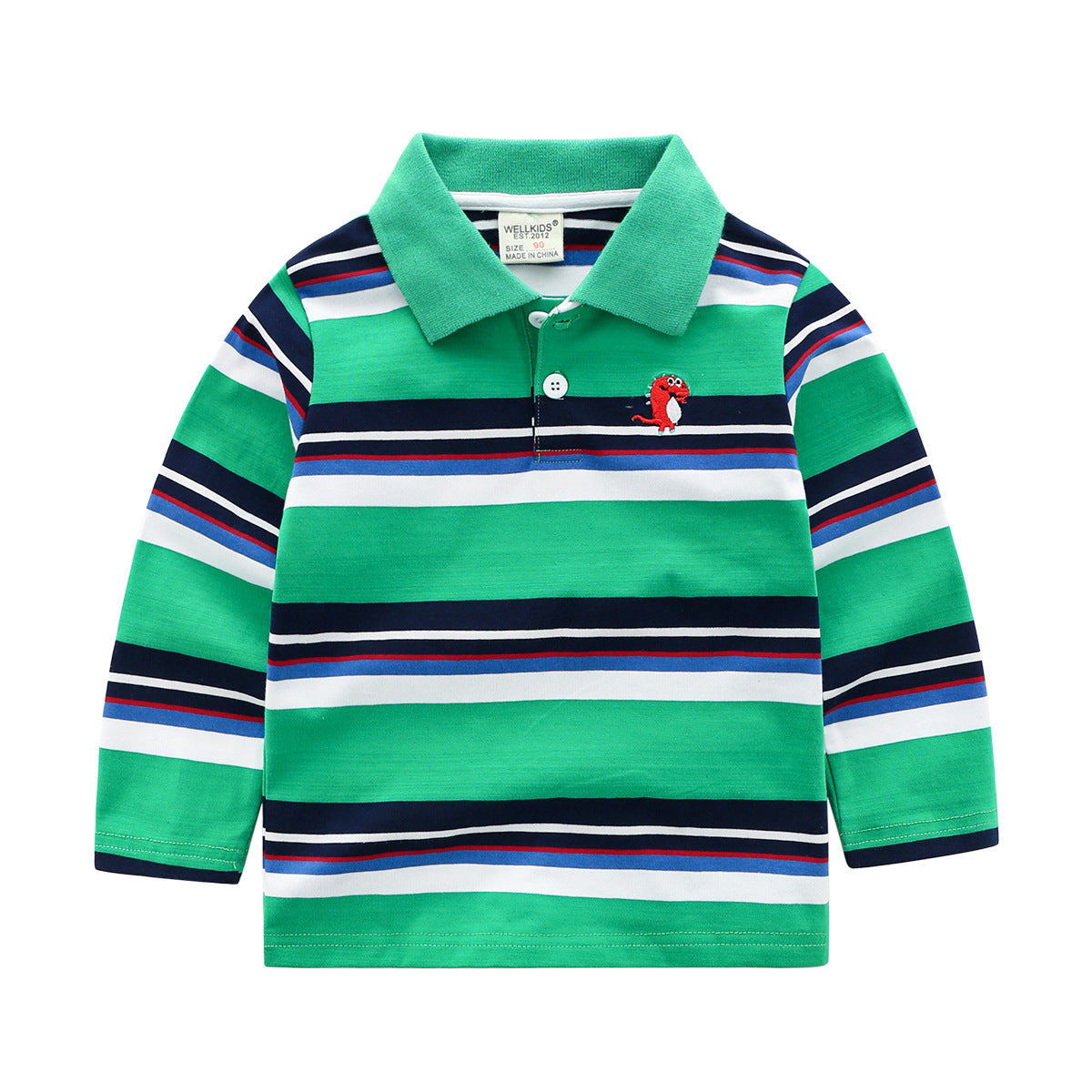 Boys striped long sleeve T-shirt - Premium T-shirt Jongens from My Store - Just €24.04! Shop now at KIYOO Royal Brand