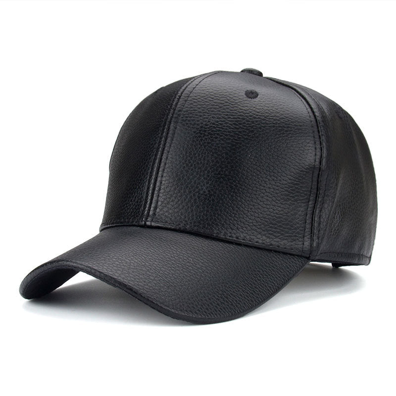 Cool!new fashion PU black Baseball Cap women Hats For men fall Leather cap Trucker cap casquette snapback winter for women - Premium Hoeden & Petten from My Store - Just €35.49! Shop now at KIYOO Royal Brand