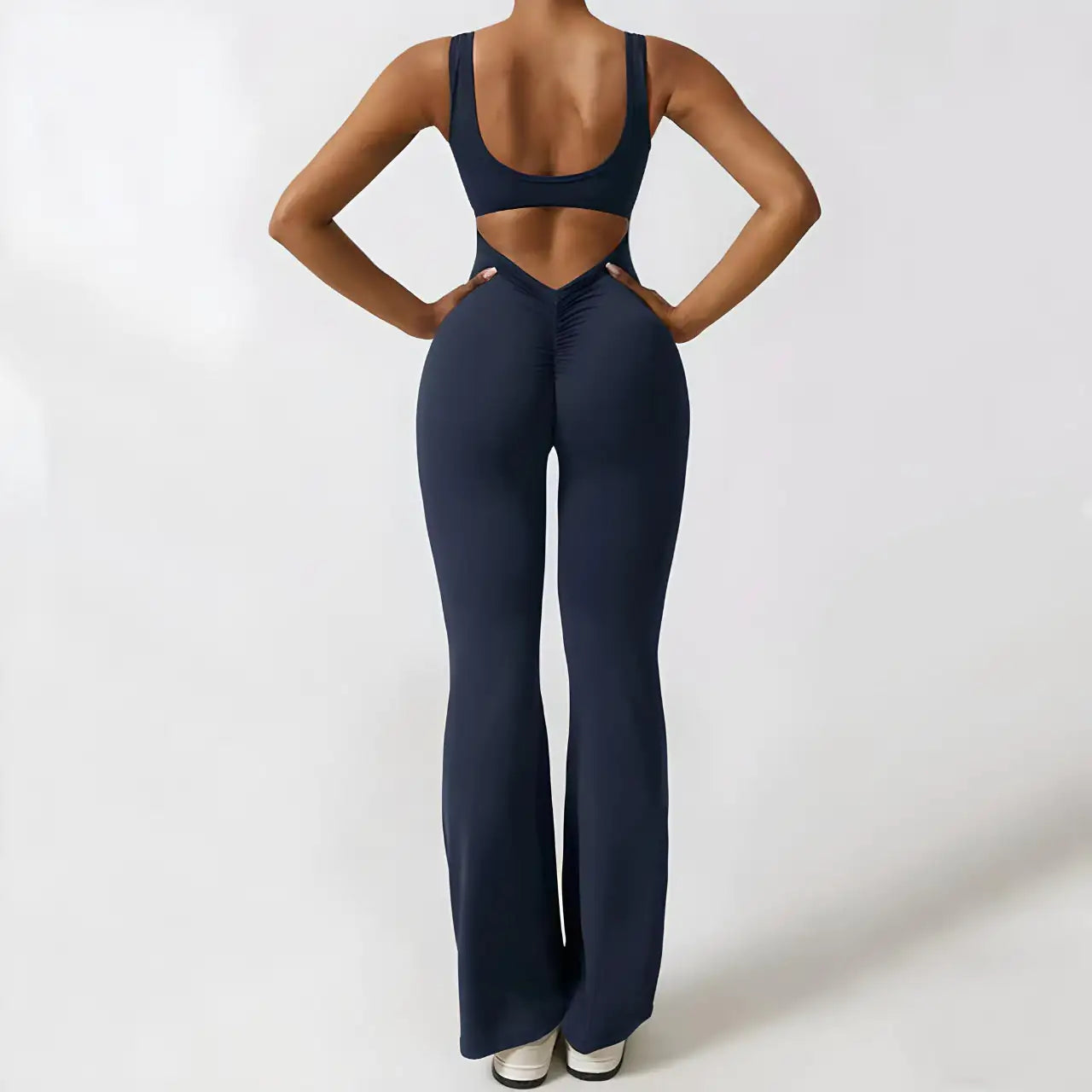 Uitlopende jumpsuit - Premium nieuw from KIYOO Royal Brand - Just €42.75! Shop now at KIYOO Royal Brand