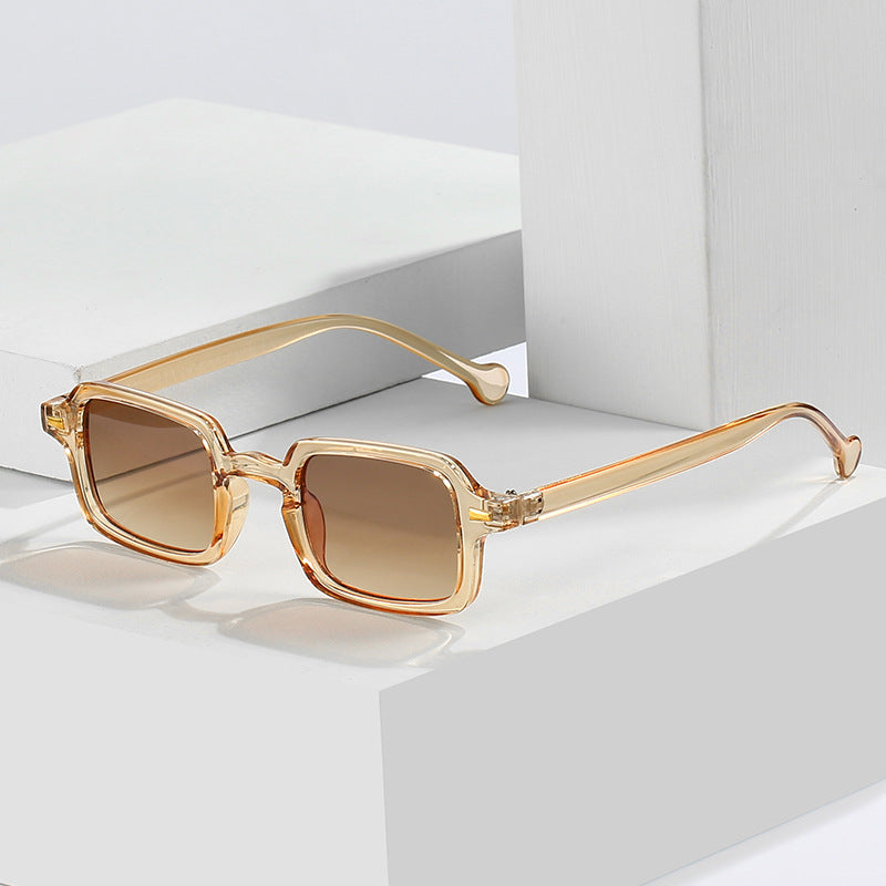 Fashionable New Vintage Square Rivet Glasses - Premium Zonnebrillen from My Store - Just €13.61! Shop now at KIYOO Royal Brand