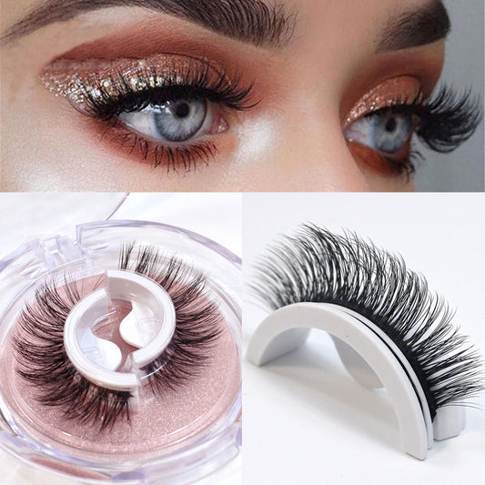 Self-adhesive Reusable Glue-free Eye Lashes With Natural Curl