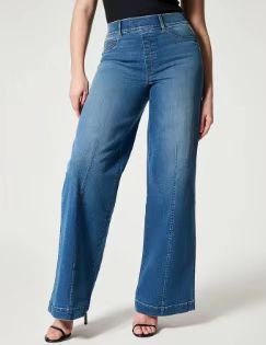 Women's High Waist Jeans Pants Casual Wide Leg Straight Trousers - Premium dames broeken from My Store - Just €41.29! Shop now at KIYOO Royal Brand