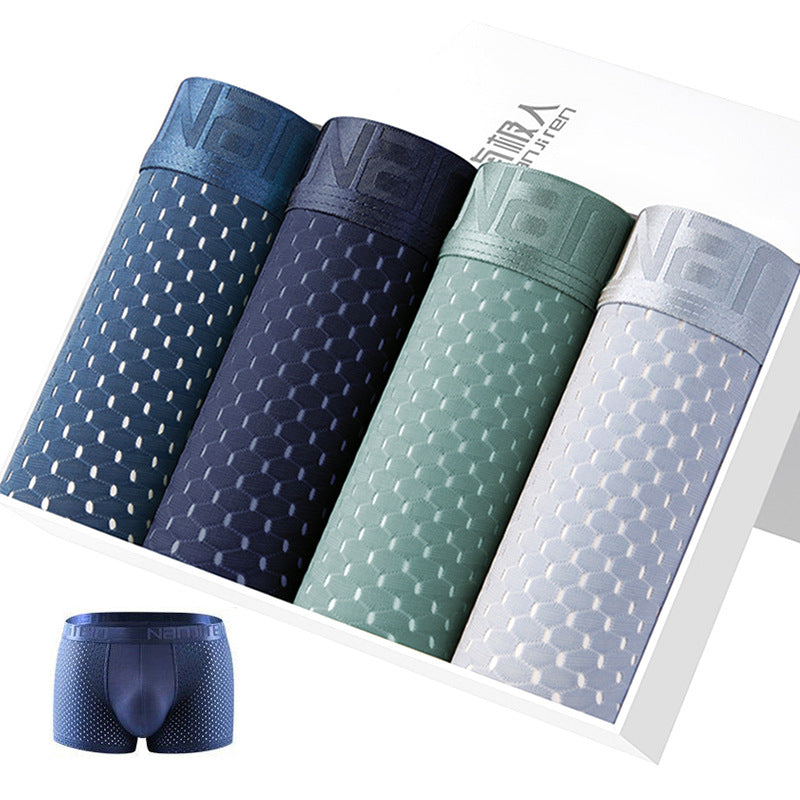 Modal Boxer Shorts Breathable Large Size Fatty Boxer Shorts Head Box - Premium Ondergoed from My Store - Just €55.61! Shop now at KIYOO Royal Brand