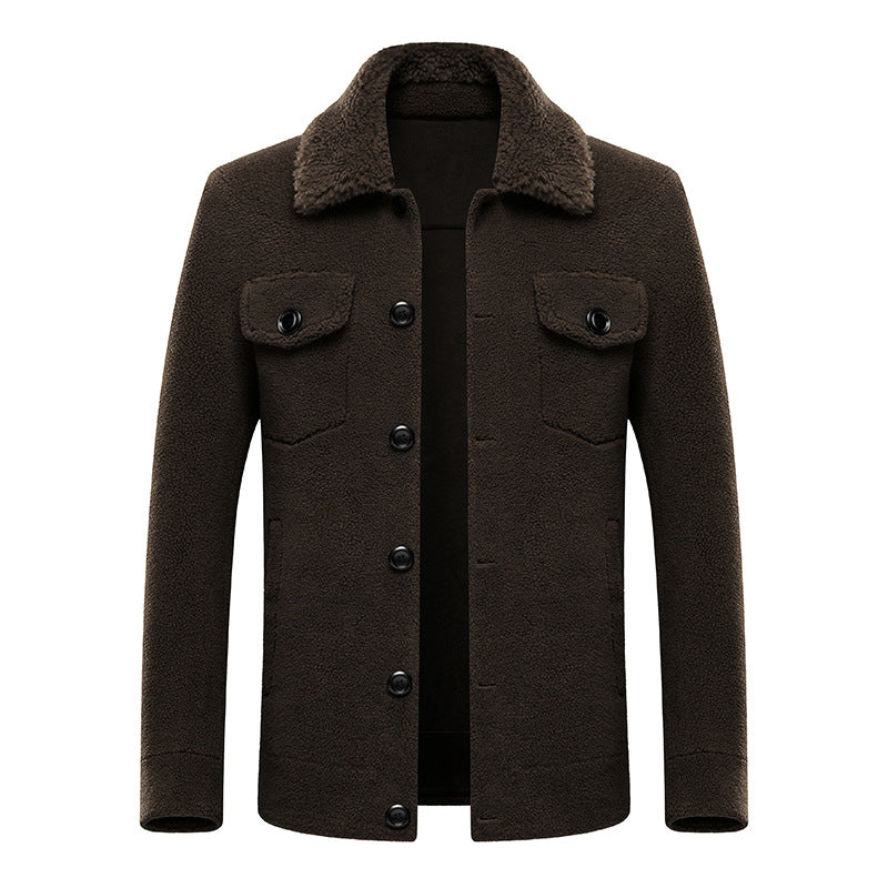 Sheep sheared men's jacket