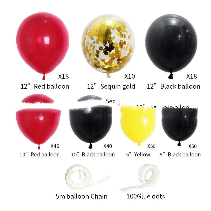 203 stuks DIY Rood Zwart Lieveheersbeestje Latex Ballonnen - Premium party from My Store - Just €44.46! Shop now at KIYOO Royal Brand