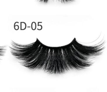 Nethong 25mm mink 6D three-dimensional messy cross-eye lashes