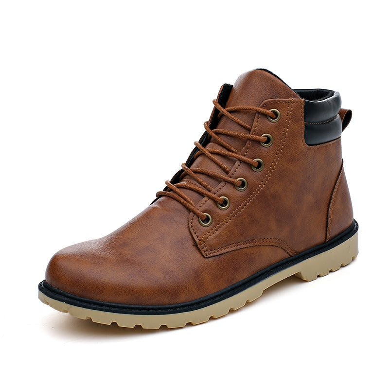 Martin boots men's boots casual leather boots outdoor tooling - Premium Boots from My Store - Just €48.57! Shop now at KIYOO Royal Brand