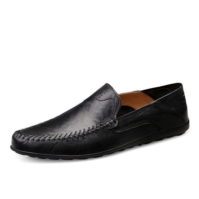 Large Size Leather Shoes Casual Men's Peas Shoes - Premium Loafers from My Store - Just €45.52! Shop now at KIYOO Royal Brand