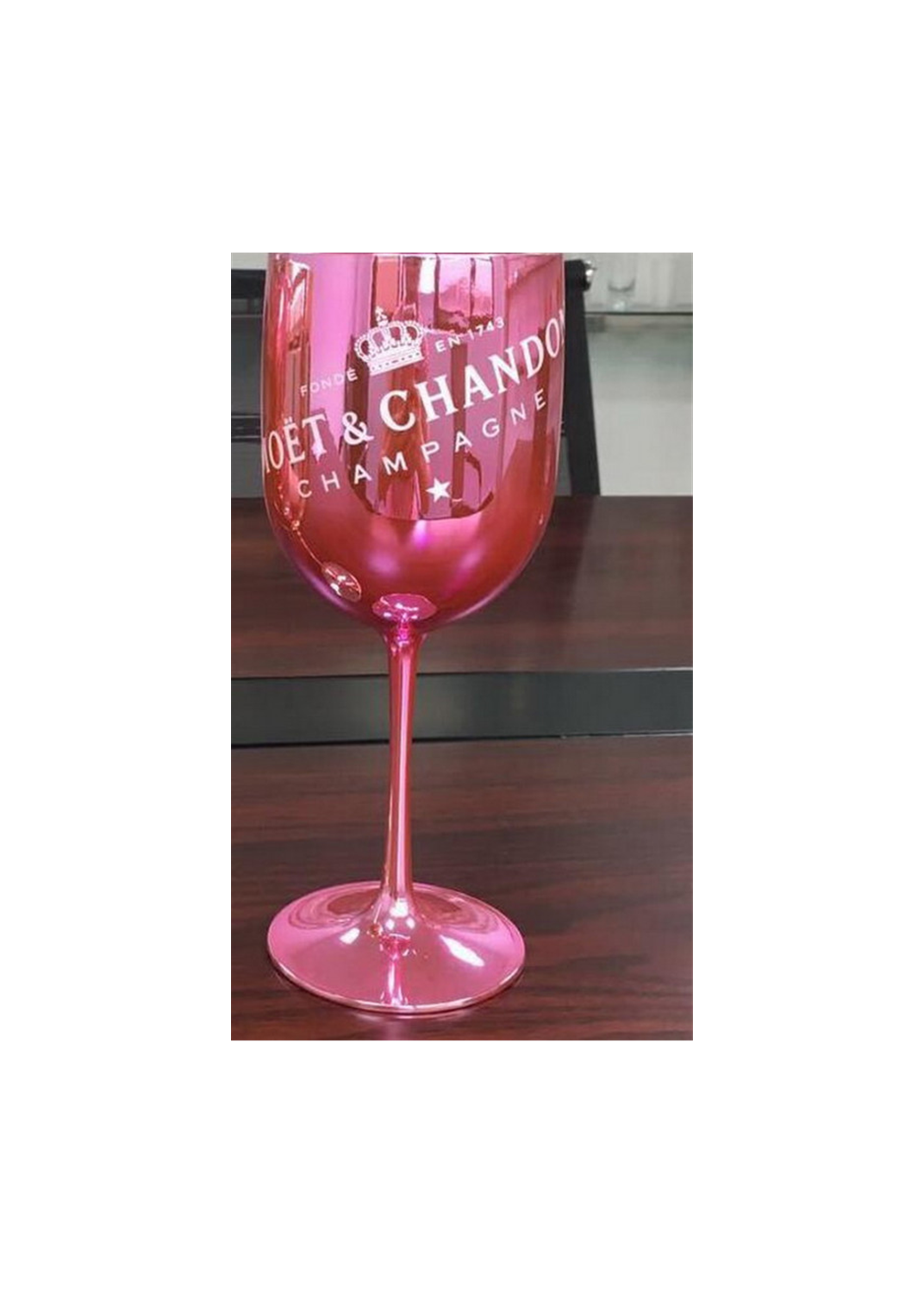 Plastic champagne glass