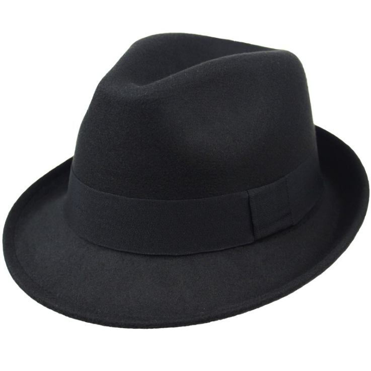 Gentleman hat jazz hat felt hat - Premium Hoeden & Petten from My Store - Just €16.65! Shop now at KIYOO Royal Brand