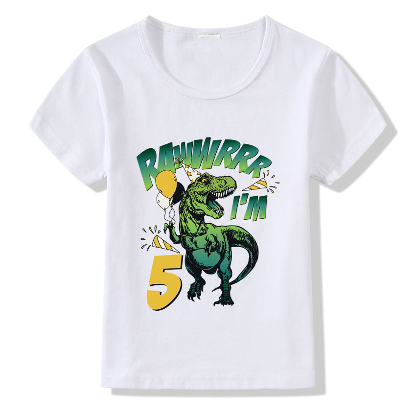 Children's T-shirt Numbers 1-9 Birthday T-shirt - Premium T-shirt Jongens from My Store - Just €14.52! Shop now at KIYOO Royal Brand