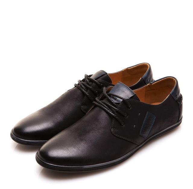 Men's Casual Lace-up Flats Shoes - Premium veterschoenen from My Store - Just €135.04! Shop now at KIYOO Royal Brand