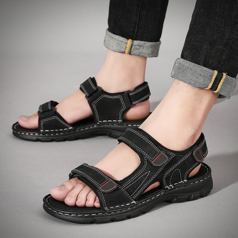 Summer Sandals Men's Velcro Sandals And Slippers