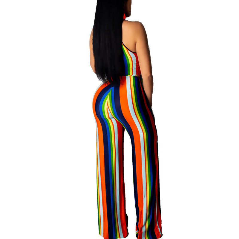 Women's Rainbow casual Jumpsuit - Premium jumpsuit from My Store - Just €47.35! Shop now at KIYOO Royal Brand