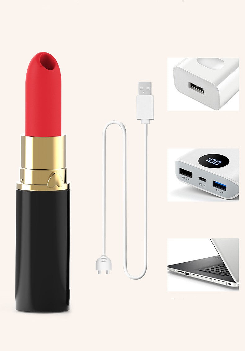 Lipstick Egg Sucking Vibrator Nursing Tools - Premium sextoys from My Store - Just €68.93! Shop now at KIYOO Royal Brand