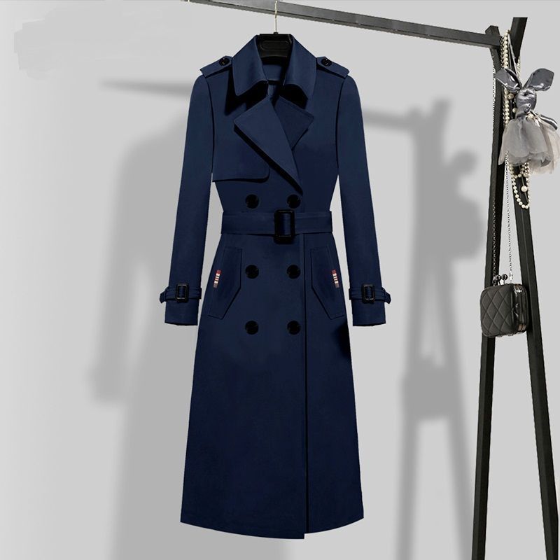 British Classic Expensive Medium Long Coat - Premium Dames Jassen from My Store - Just €70.09! Shop now at KIYOO Royal Brand