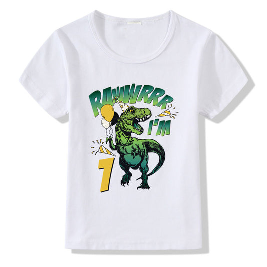 Children's T-shirt Numbers 1-9 Birthday T-shirt - Premium T-shirt Jongens from My Store - Just €14.52! Shop now at KIYOO Royal Brand