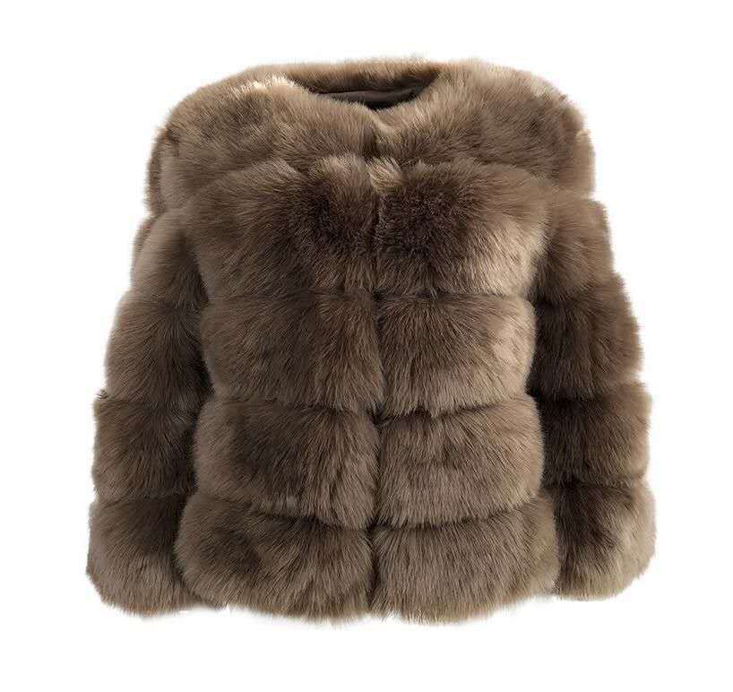 New faux furry slim mink jacket short faux fur fur coat female - Premium Dames Jassen from My Store - Just €73.59! Shop now at KIYOO Royal Brand