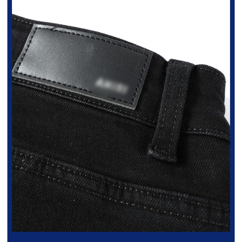 geplooide jeans met patch - Premium Jeans from My Store - Just €67.93! Shop now at KIYOO Royal Brand