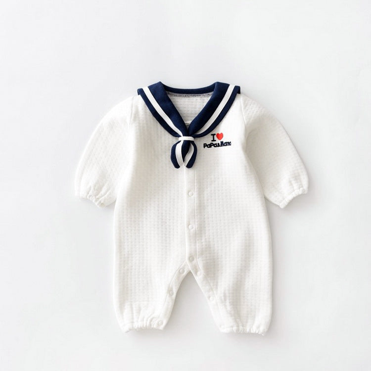 Marine stijl baby rompertjes - Premium babykleding from My Store - Just €29.91! Shop now at KIYOO Royal Brand