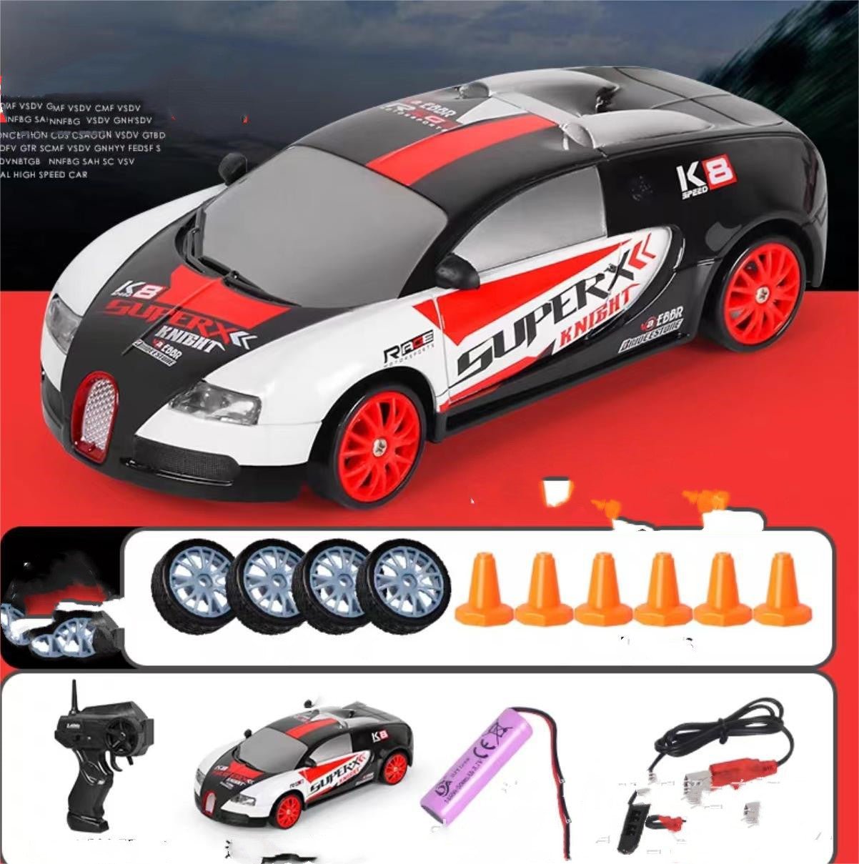 2.4G Drift Race Auto 4WD met afstandsbediening GTR Model AE86 - Premium Kinder speelgoed from My Store - Just €58.56! Shop now at KIYOO Royal Brand