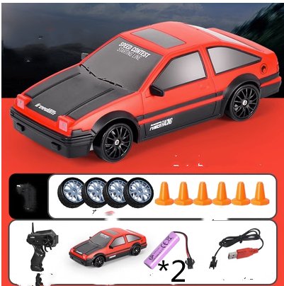 2.4G Drift Race Auto 4WD met afstandsbediening GTR Model AE86 - Premium Kinder speelgoed from My Store - Just €58.56! Shop now at KIYOO Royal Brand